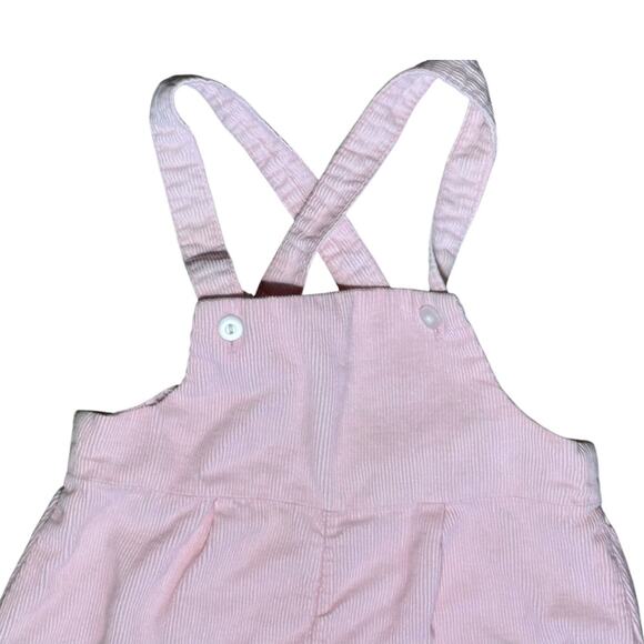 Vintage Wonderalls Corduroy Overall Outfit Set Toddler Girls XL 25-28 lbs Pink - Picture 8 of 10